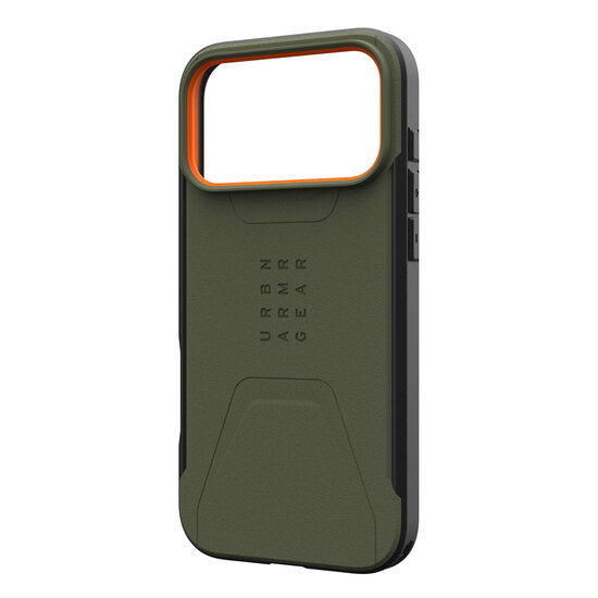 UAG - Civilian Backcover MagSafe voor Apple iPhone 17 Pro Max - Olive Orange