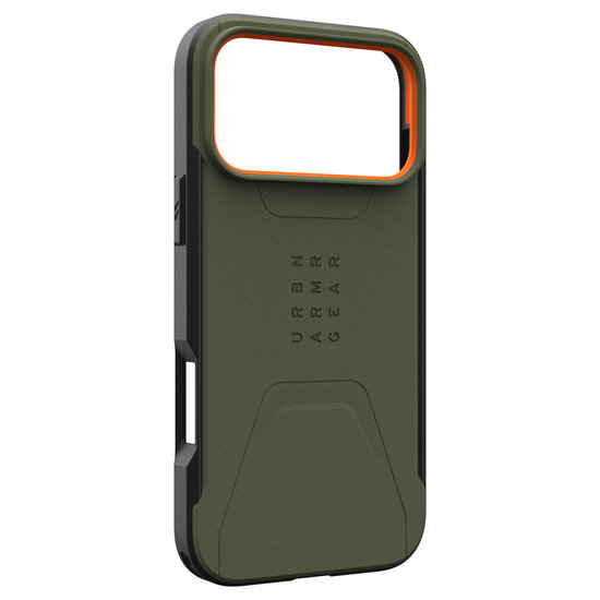 UAG - Civilian Backcover MagSafe voor Apple iPhone 17 Pro - Olive Orange