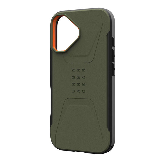 UAG - Civilian Backcover MagSafe voor Apple iPhone 17 - Olive Orange