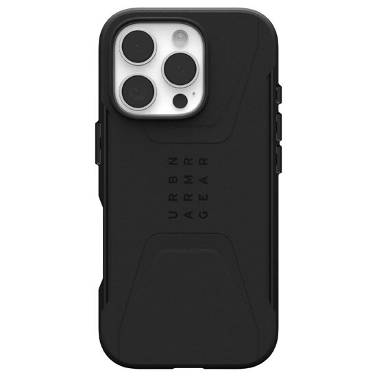 UAG - Civilian Backcover MagSafe voor Apple iPhone 16 Pro - Black