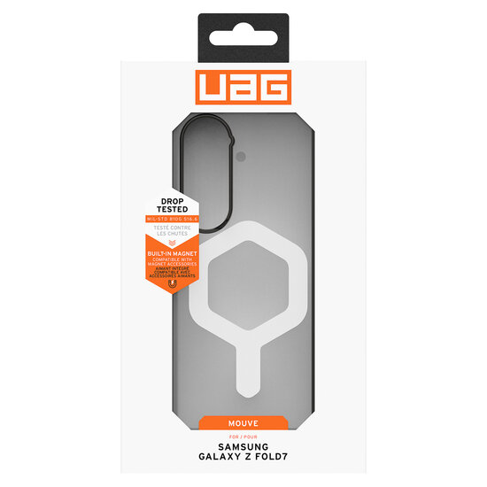 UAG - [U] Mouve Backcover met MagSafe voor Samsung Galaxy Z Fold 7 - Ice