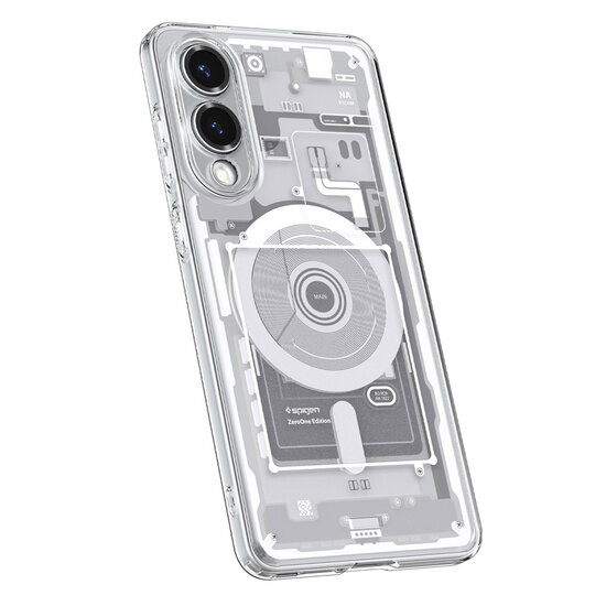 Spigen - Ultra Hybrid Zero One MagFit Backcover voor Samsung Galaxy S25 Edge - White