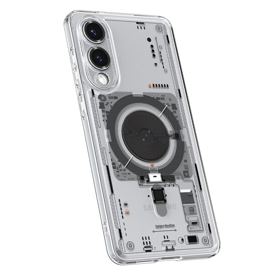 Spigen - Ultra Hybrid Zero One MagFit Backcover voor Samsung Galaxy S25 Edge - Clear