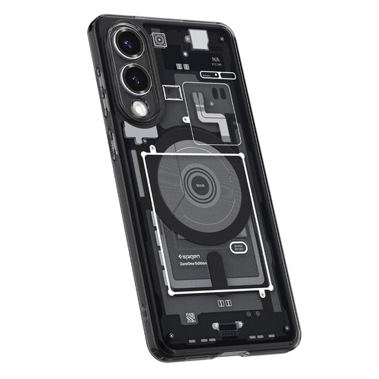 Spigen - Ultra Hybrid Zero One MagFit Backcover voor Samsung Galaxy S25 Edge - Black