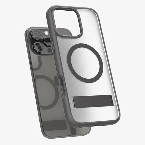 Spigen - Ultra Hybrid S MagSafe voor Apple iPhone 16 Pro - Frost Grey