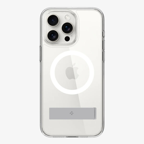 Spigen - Ultra Hybrid S MagSafe voor Apple iPhone 15 Pro Max - Transparent