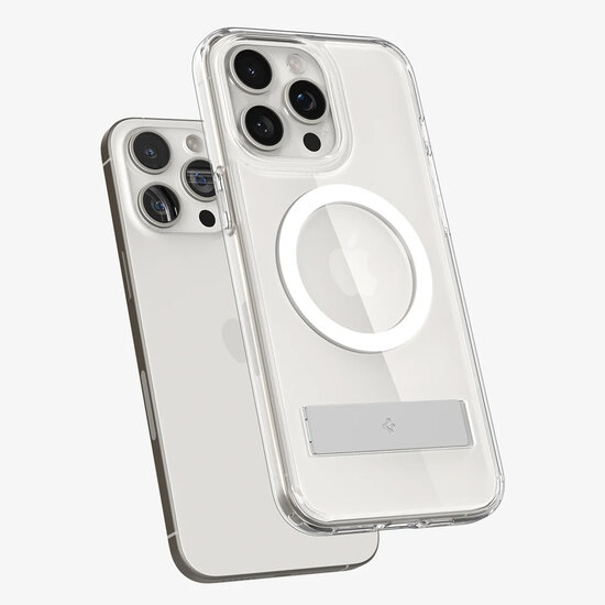 Spigen - Ultra Hybrid S MagSafe voor Apple iPhone 15 Pro - Transparent