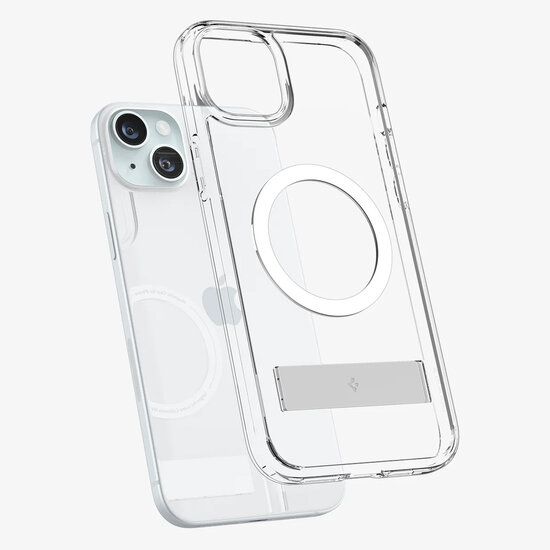 Spigen - Ultra Hybrid S MagSafe voor Apple iPhone 15 - Transparent