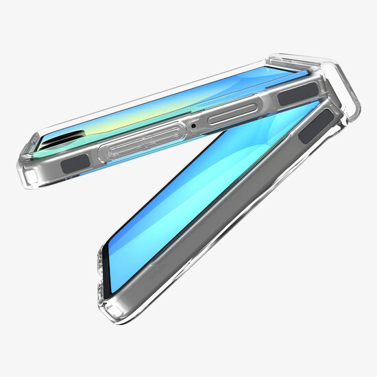 Spigen - Ultra Hybrid Pro MagFit Backcover voor Samsung Galaxy Z Flip 7 - Clear White