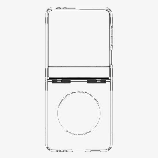Spigen - Ultra Hybrid Pro MagFit Backcover voor Samsung Galaxy Z Flip 7 - Clear White
