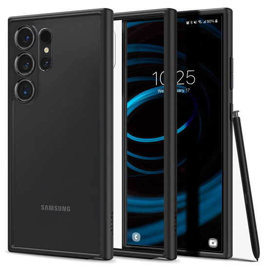 Spigen - Ultra Hybrid Backcover voor Samsung Galaxy S24 Ultra - Matte Black