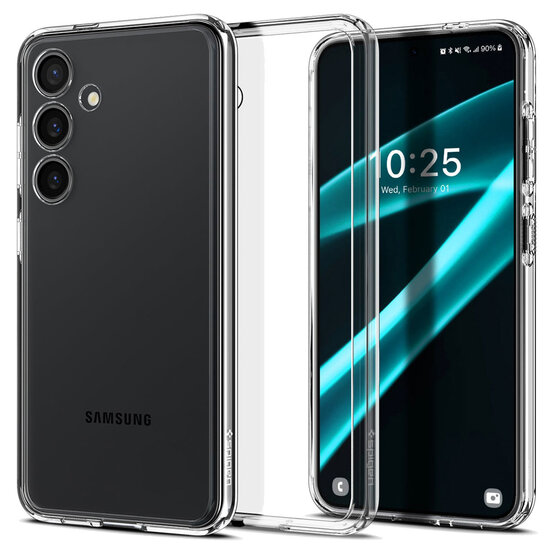 Spigen - Ultra Hybrid Backcover voor Samsung Galaxy S24 Plus - Crystal Clear