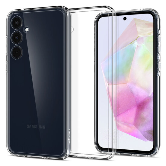 Spigen - Ultra Hybrid Backcover voor Samsung Galaxy A35 - Crystal Clear