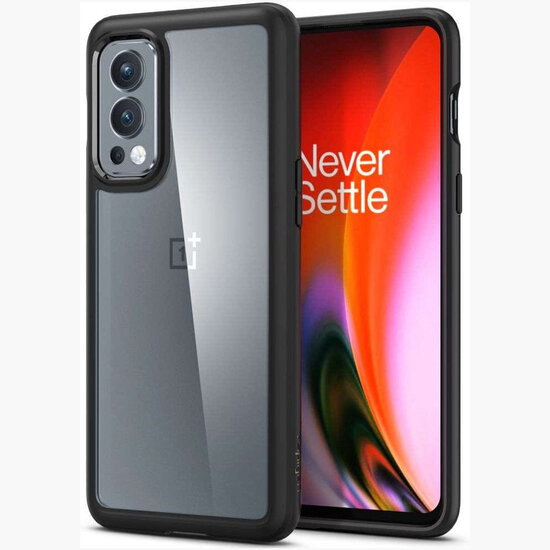 Spigen - Ultra Hybrid Backcover voor OnePlus Nord 2 - Black
