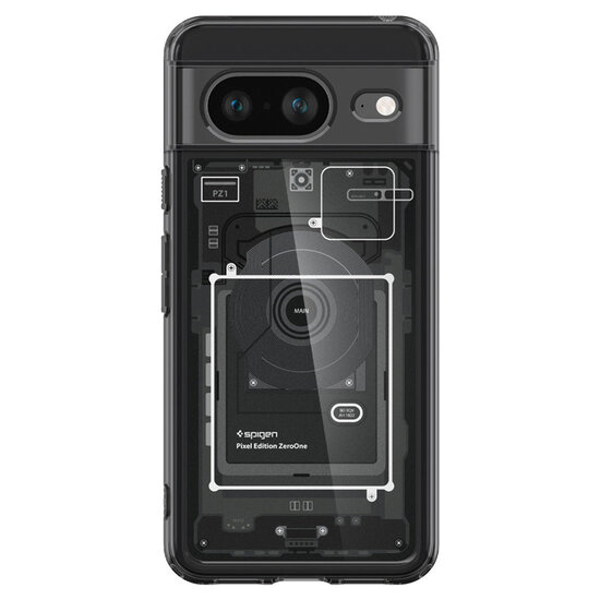 Spigen - Ultra Hybrid Backcover voor Google Pixel 8 - Zero One