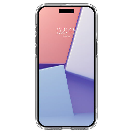 Spigen - Ultra Hybrid Backcover voor Apple iPhone 15 Pro - Crystal Clear