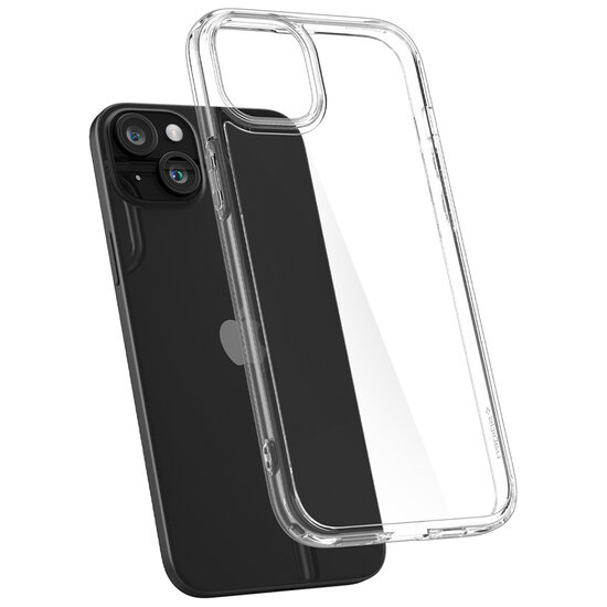 Spigen - Ultra Hybrid Backcover voor Apple iPhone 15 - Crystal Clear