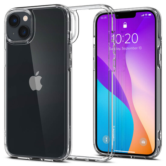 Spigen - Ultra Hybrid Backcover voor Apple iPhone 14 - Transparent