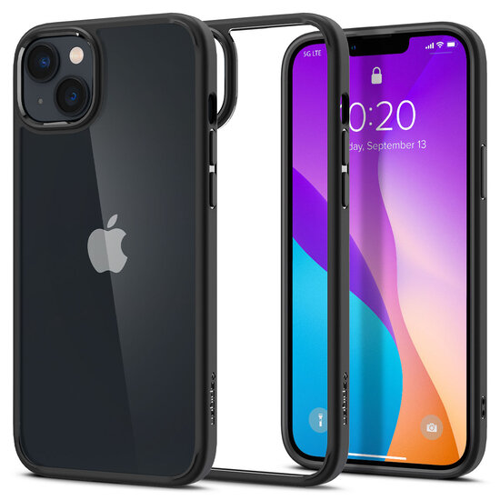 Spigen - Ultra Hybrid Backcover voor Apple iPhone 14 - Black