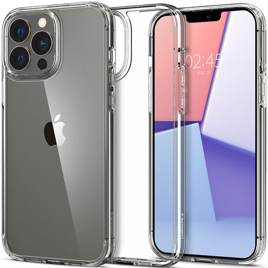 Spigen - Ultra Hybrid Backcover voor Apple iPhone 13 Pro Max - Transparent