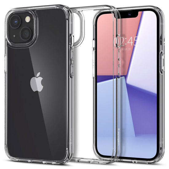 Spigen - Ultra Hybrid Backcover voor Apple iPhone 13 - Transparent