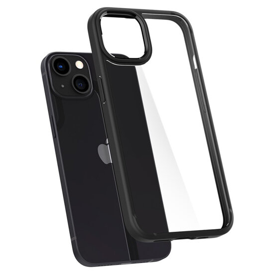 Spigen - Ultra Hybrid Backcover voor Apple iPhone 13 - Black