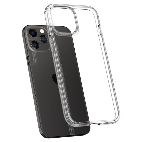 Spigen - Ultra Hybrid Backcover voor Apple iPhone 12 Pro Max - Transparent