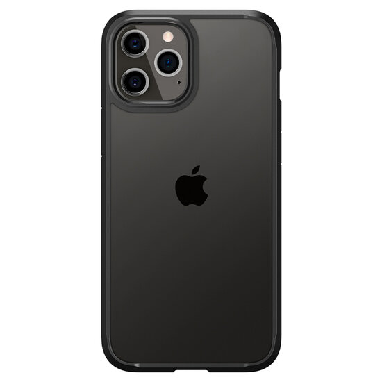 Spigen - Ultra Hybrid Backcover voor Apple iPhone 12 (Pro) - Black