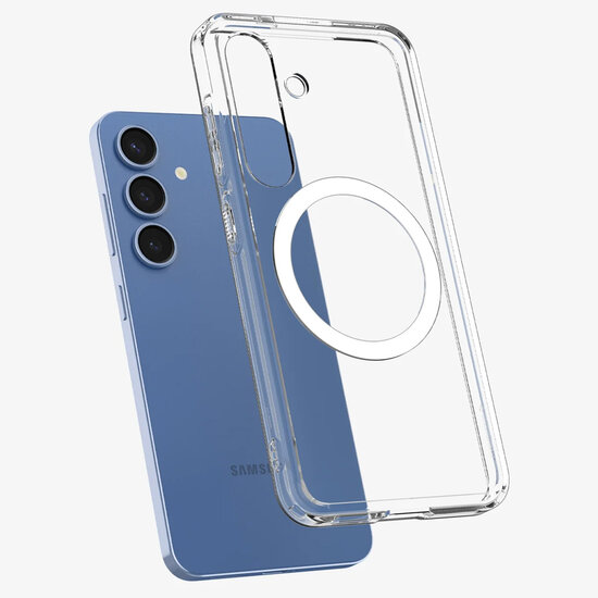 Spigen - Ultra Hybrid Backcover MagSafe voor Samsung Galaxy S25 Plus - Transparent