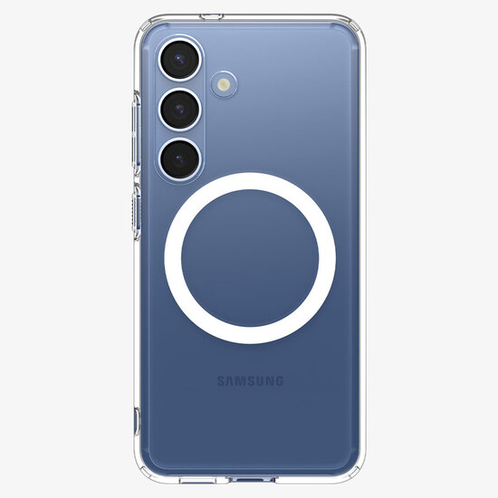 Spigen - Ultra Hybrid Backcover MagSafe voor Samsung Galaxy S25 - Transparent