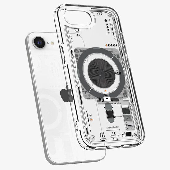 Spigen - Ultra Hybrid Backcover MagSafe voor Apple iPhone 16e - Neo One
