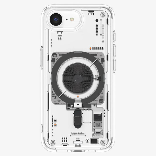 Spigen - Ultra Hybrid Backcover MagSafe voor Apple iPhone 16e - Neo One