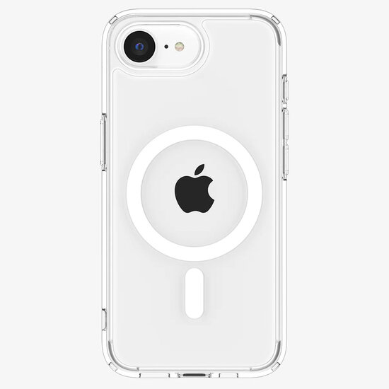 Spigen - Ultra Hybrid Backcover MagSafe voor Apple iPhone 16e - Clear White