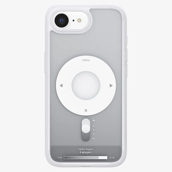 Spigen - Ultra Hybrid Backcover MagSafe voor Apple iPhone 16e - Classic Silver
