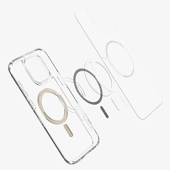 Spigen - Ultra Hybrid Backcover MagSafe voor Apple iPhone 16 Pro Max - Gold