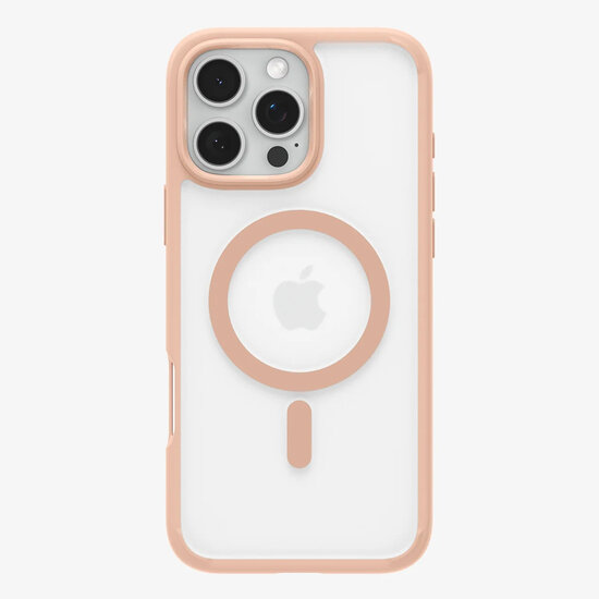 Spigen - Ultra Hybrid Backcover MagSafe voor Apple iPhone 16 Pro - Rose Titanium