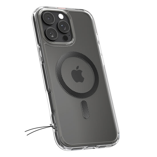 Spigen - Ultra Hybrid Backcover MagSafe voor Apple iPhone 16 Pro - Carbon Fiber