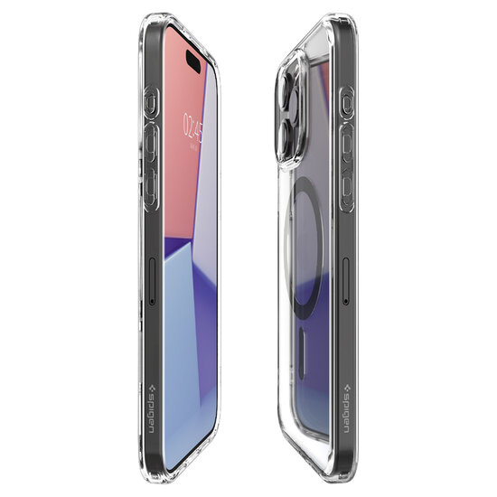 Spigen - Ultra Hybrid Backcover MagSafe voor Apple iPhone 15 Pro - Graphite