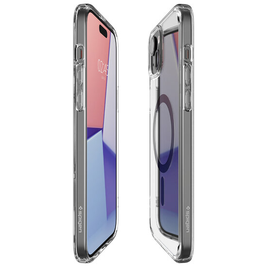 Spigen - Ultra Hybrid Backcover MagSafe voor Apple iPhone 15 - Black