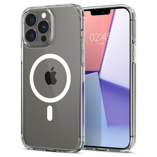 Spigen - Ultra Hybrid Backcover MagSafe voor Apple iPhone 13 Pro Max - Crystal Clear