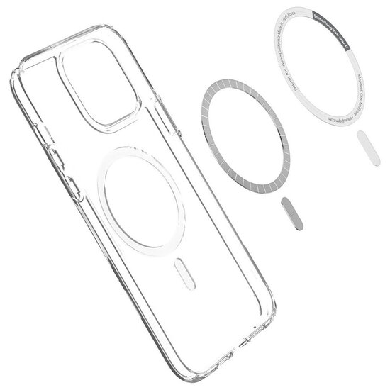 Spigen - Ultra Hybrid Backcover MagSafe voor Apple iPhone 13 Pro Max - Crystal Clear