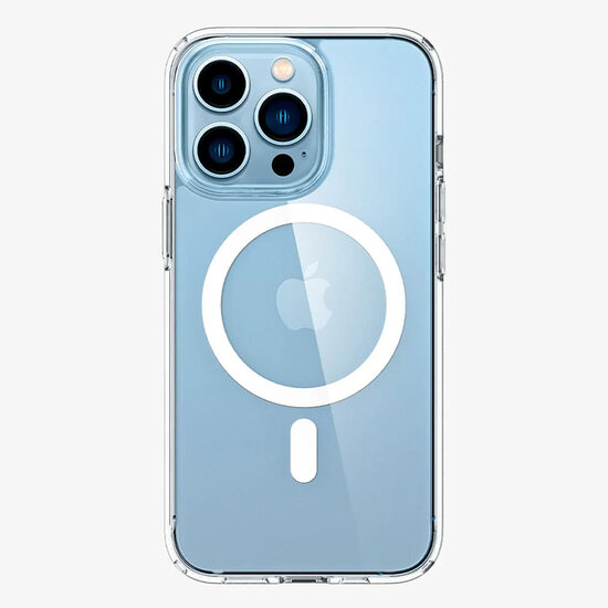 Spigen - Ultra Hybrid Backcover MagSafe voor Apple iPhone 13 Pro - White