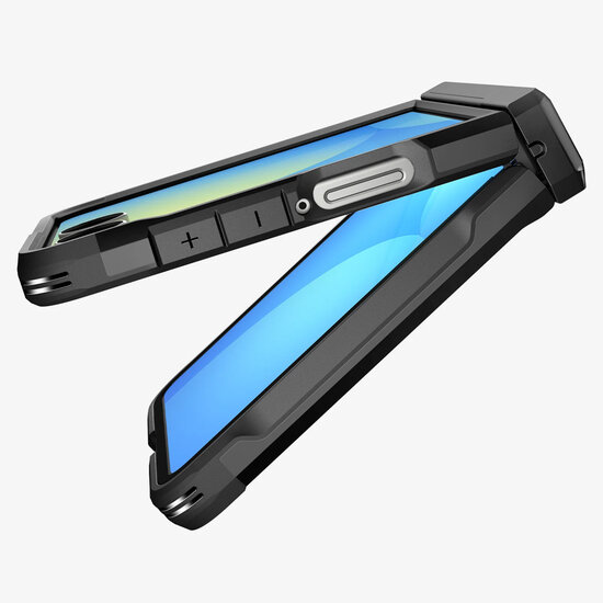 Spigen - Tough Armor Pro Backcover MagFit voor Samsung Galaxy Z Flip 7 - Black