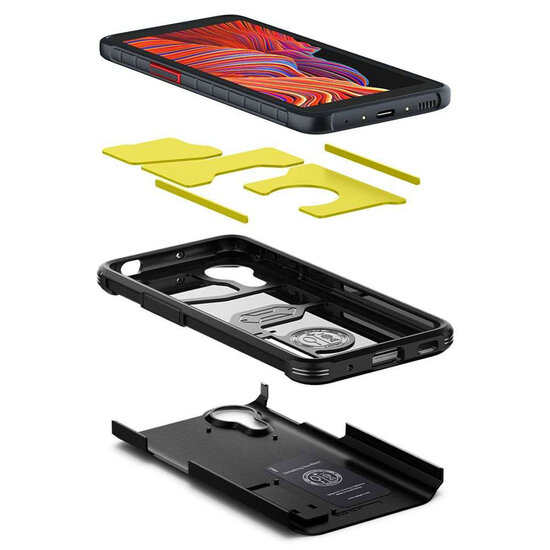 Spigen - Tough Armor Backcover voor Samsung Galaxy Xcover 5 - Black