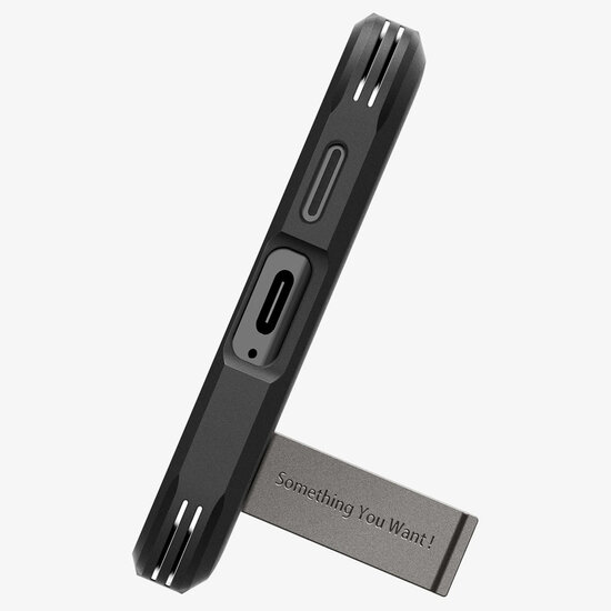 Spigen - Tough Armor Backcover voor Samsung Galaxy S24 Plus - Gunmetal