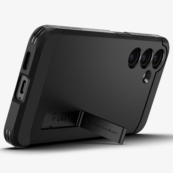 Spigen - Tough Armor Backcover voor Samsung Galaxy S24 Plus - Black
