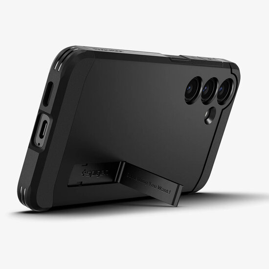 Spigen - Tough Armor Backcover voor Samsung Galaxy S24 - Black