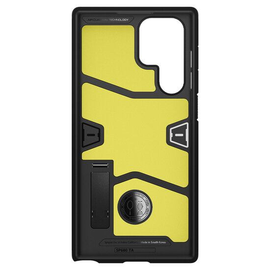 Spigen - Tough Armor Backcover voor Samsung Galaxy S22 Ultra - Black