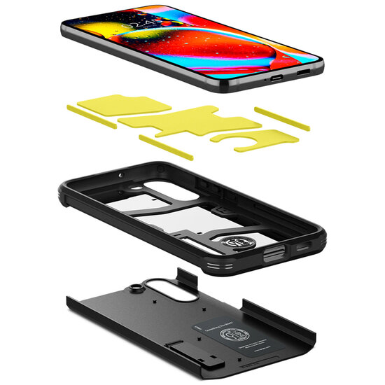 Spigen - Tough Armor Backcover voor Samsung Galaxy S22 Plus - Black