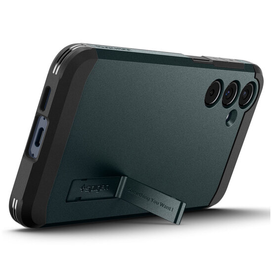 Spigen - Tough Armor Backcover voor Samsung Galaxy A55 - Abyss Green